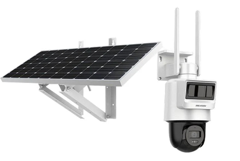 Kit Solar IP All in One / Doble Detección (Radar + PIR) / PT IP 4 Megapixel / Lente 4 mm / Panel Solar (INALAMBRICA) Kit Solar IP All in One / Doble Detección (Radar + PIR) / PT IP 4 Megapixel / Lente 4 mm / Panel Solar (INALAMBRICA)